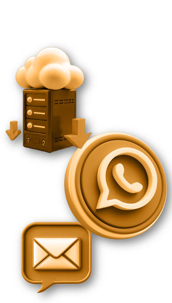 Impostos na nuvem, email e whatsapp